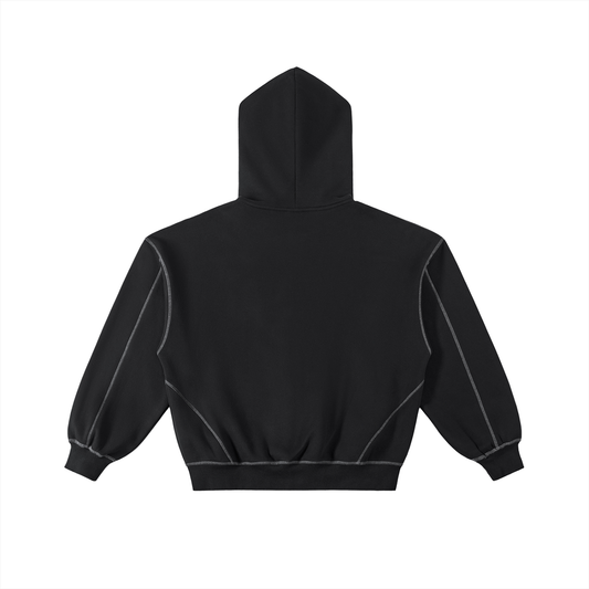 Stitch Zip Up (Cropped bottom)