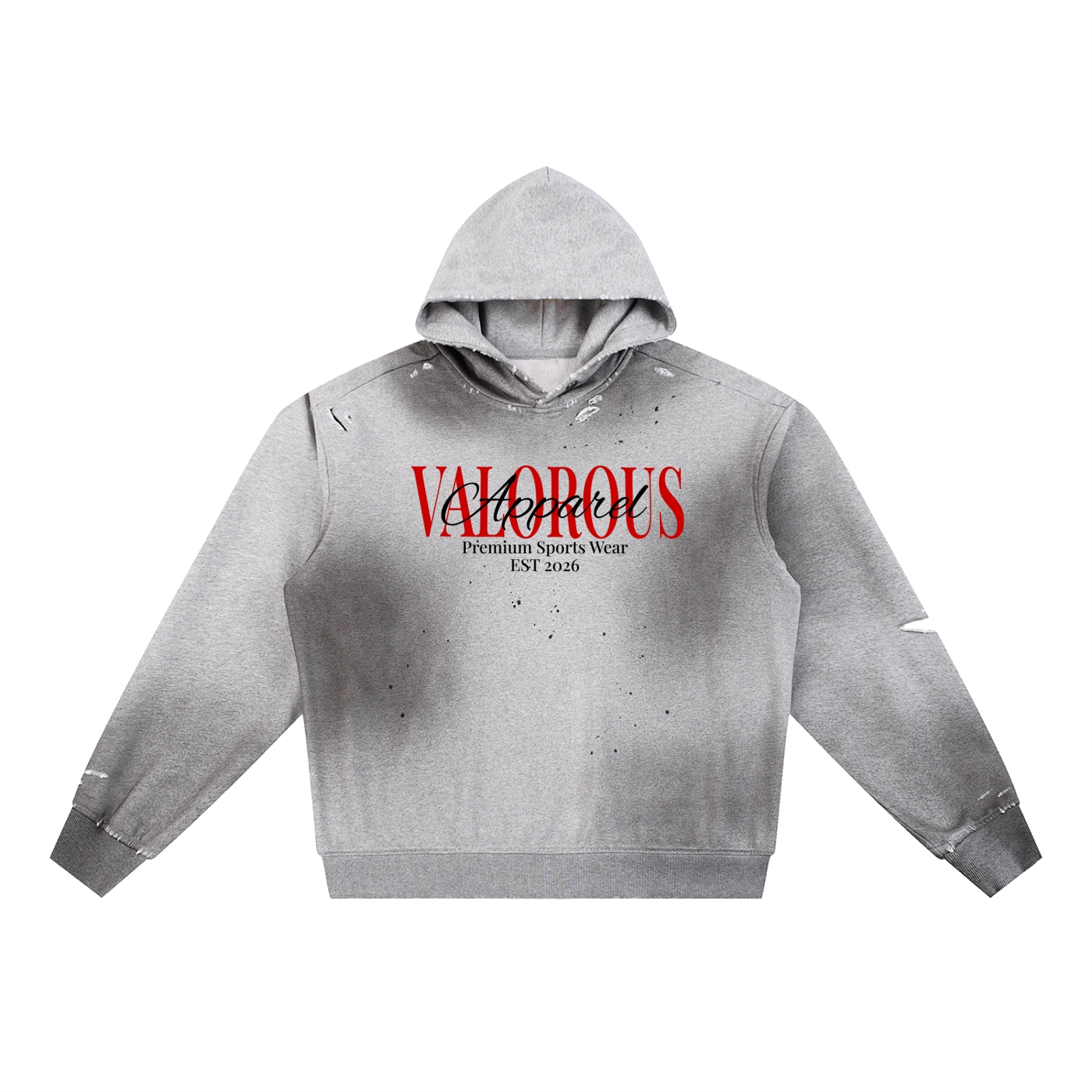 Valorous Distressed hoodie